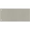 Q-Connect Divisori neutro per raccoglitori 24x10,5 cm Q-Connect grigie in cartoncino - 100 schede