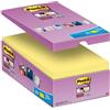 Post-It Blocchi memo adesivi Post-It Super Sticky giallo canary - 76x127 mm - 90 fogli (conf. 16)