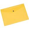 Q-Connect Buste con bottone A4 Q-Connect gialle - formato 23,7x33,5 cm (conf. 12)