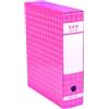 Brefiocart Raccoglitore a leva Brefiocart New Color dorso 8 cm protocollo fucsia 23x33 cm