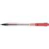 Pilot Penna a sfera a scatto Pilot BP-S Matic rossa - punta 1 mm - fusto trasparente (conf. 12)
