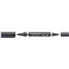 Staedtler Marcatore permanente Staedtler Lumocolor nero punta doppia 0,6-1,5 mm