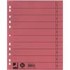 Q-Connect Divisori neutro per raccoglitori 24x30 cm Q-Connect rosse in cartoncino - 100 schede