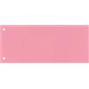 Q-Connect Divisori neutro per raccoglitori 24x10,5 cm Q-Connect rosa in cartoncino - 100 schede