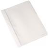 Q-Connect Cartelline A4 ad aghi in plastica Q-Connect Ecologico trasparente/bianco - dorso 20 mm (conf. 5)