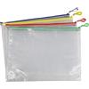 Beautone Buste con zip A4 Beautone trasparenti - formato 24x32,5 cm