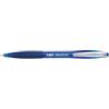 Bic Penna a sfera a scatto Bic Atlantis Metal Clip blu - punta 1 mm - fusto blu (conf. 12)