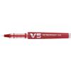 Pilot Penna roller con cappuccio Pilot V5 ricaricabile rossa - tratto 0,3 mm