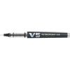 Pilot Penna roller con cappuccio Pilot V5 ricaricabile nera - tratto 0,3 mm