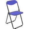 U.D. Sedia pieghevole U.D. Sabrina blu - seduta 41 cm (conf. 2)