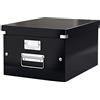 Leitz Scatola archivio progetti A4 nera Leitz Click & Store 28,1x36,9 cm - dorso 20 cm