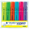 Tratto Evidenziatore Tratto Video colori assortiti - tratto 1-5 mm (conf. 6)