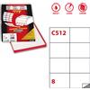 Markin Etichette multiuso bianche Markin - 105 x 74 mm - 800 etichette