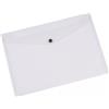 Q-Connect Buste con bottone A4 Q-Connect trasparenti - formato 23,7x33,5 cm (conf. 12)