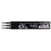 Pilot Ricarica refill nero penna cancellabile Pilot Frixion Ball - tratto 0,7 mm (conf. 3)