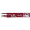 Pilot Ricarica refill rosso penna cancellabile Pilot Frixion Ball - tratto 0,7 mm (conf. 3)