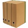 Euro-cart Scatola archivio progetti A4 avana Euro-cart Ecologica 25x35 cm - dorso 10 cm