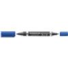Staedtler Marcatore permanente Staedtler Lumocolor blu punta doppia 0,6-1,5 mm