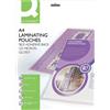 Q-Connect Pouches per plastificatrice a caldo Q-Connect standard 125 µm - finitura opaca - 21,6x30,3 cm (conf. 25)