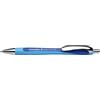 Schneider Penna a sfera a scatto Schneider Slider Rave blu - punta 1,4 mm - fusto azzurro/blu