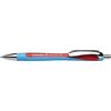 Schneider Penna a sfera a scatto Schneider Slider Rave rossa - punta 1,4 mm - fusto azzurro/rosso