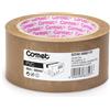 Comet Nastro adesivo imballaggio Comet PVC silenzioso 45 µm - 50 mm x 66 m - Avana