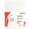 Esselte Buste forate trasparenti A4 Esselte Copy Safe Standard basso spessore - ruvida 22x30 cm (conf. 200)