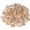 PATIKIL Spilli di Legno per Dadi 5/16 x 3/4 (8mm x 20mm) Astine Dritte in Legno per Dadi Scanalati in Legno per Artigianato Mobili FAI DA TE Legno Duro Conta 100