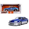 Jada Toys Jada 1:24 Bigtime Muscle 1989 Ford Mustang GT 2-Toni Argento Blu Auto Diecast