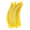 M METERXITY 20-Pack Piume Naturali di Coda di Gallo, 10-12 Pollici / 25-30 Cm di Lunghezza Piume di Coda di Gallo per Creazioni/Matrimoni/Acchiappasogni/Decorazioni Fai da Te [Giallo]