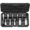 VEVOR Set di Bussole a Triplo Quadrato XZN, 10 Pezzi M4 a M18, Acciaio Cr-V di Alta Qualità, Attacchi 0,63/0,95/1,27 cm, con Custodia di Stoccaggio, Uso Manuale, Settore Automobilistico