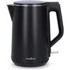 NEDIS Bollitore elettrico - 1,5 l - plastica - nero - girevole a 360 gradi - elemento riscaldante nascosto - Strix Controller - Boil-dry protection