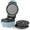 Giles & Posner 3 in 1 Mini-Bites Maker - Piastre di cottura antiaderenti, macchina per donuts, waffle e pancake, 3 minuti di preriscaldamento, piedini antiscivolo, luci indicatori di prontezza, 400W