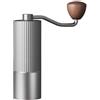 MiOYOOW Macinacaffè Manuale Regolabile in Acciaio Inox, Macina Caffè con Manico per Espresso, Macinino Regolazione Macinatura per Moka e Caffettiera Francese