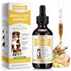 FuzzyUp Gocce per Infezioni da Lieviti per Cani, Formula Naturale, Allevia Efficacemente Sintomi Quali Prurito, Infiammazione, Odore, Allergie e Infezioni alle Orecchie e Migliora il Sistema Immunitario, 60ml