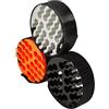 LogiLink OR100S - Organizer per cavi con porta cavi, per raggruppare e organizzare cavi dati, set di 3
