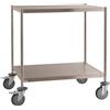 Kongamek Carrello in acciaio inox 2 ripiani con freno 825 x 575 x 900 Kongamek KM60354MRU