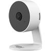 Beghelli Videocamera di Sorveglianza Mini Plus Dom-e Smart Wi-Fi Full HD 3MP con Visione Notturna, Audio a Due Vie, Rilevamento Movimento e Suono, Sirena Integrata, Compatibile Alexa e Google (Bianco)