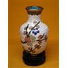 Vaso di fiori giapponese vintage cloisonne cloisonné antico vecchio giocattol...