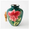 Vaso di fiori giapponese vintage cloisonne cloisonne motivo floreale oro arti...