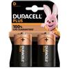 DURACELL Pila torcia - D - LR20 - MN1300 - Plus - Duracell - blister 2 pezzi (unità vendita 1 pz.)