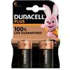 DURACELL Pila mezzatorcia - C - LR14 - MN1400 - Plus - alcalina - Duracell - blister 2 pezzi (unità vendita 1 pz.)