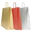 Mainetti Bags Shopper Twisted - maniglie cordino - 26 x 11 x 35 cm - carta kraft - mix Natale - Mainetti Bags - conf. 25 pezzi (unità vendita 1 pz.)