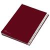 FRASCHINI Classificatore alfabetico A-Z - 640E - 24x34 cm - rosso - Fraschini (unità vendita 1 pz.)