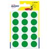 AVERY Etichette adesive tonde PSA - in carta - permanenti - diametro 19 mm - 15 et-fg - 6 fogli - verde - Avery (unità vendita 1 pz.)