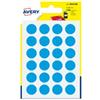 AVERY Etichette adesive tonde PSA - in carta - permanenti - diametro 15 mm - 24 et-fg - 7 fogli - blu - Avery (unità vendita 1 pz.)