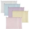 SEI ROTA Busta con zip Bubble - 21,5 x 12,5 cm - EVA - colori pastello assortiti - Sei Rota (unità vendita 5 pz.)