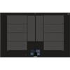 Siemens Piano cottura a induzione EX875KYW1E iQ700 Profili laterali in acciaio inox 80 cm - vetroceramica - Sostituisce ex modello EX875KYE1E