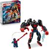 LEGO | Marvel Mech di Miles Morales vs. Spider-Man 2099 - Giocattolo dei Supereroi con Action Figure, 2 Minifigure, Raggio Laser e Blaster Spara-Ragnatele - Regalo per Bambini da 6 Anni - 76337