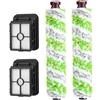PELLYDA Accessori di ricambio per Bissell CrossWave 17132, 1785, 2551, 2225N, 25821, 2519, 2582N, 2460 CrossWave Multi Surface Brush Roll e 1866 Filtro Vacuum per Bissell, Parte di ricambio # 161-3568